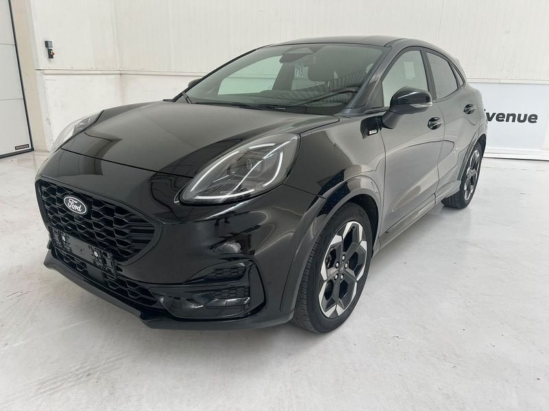Ford Puma ST-Line X - Carplay/Android Auto - Camera!!, Auto's, Voorwielaandrijving, Leder en Stof, Zwart, 3 cilinders