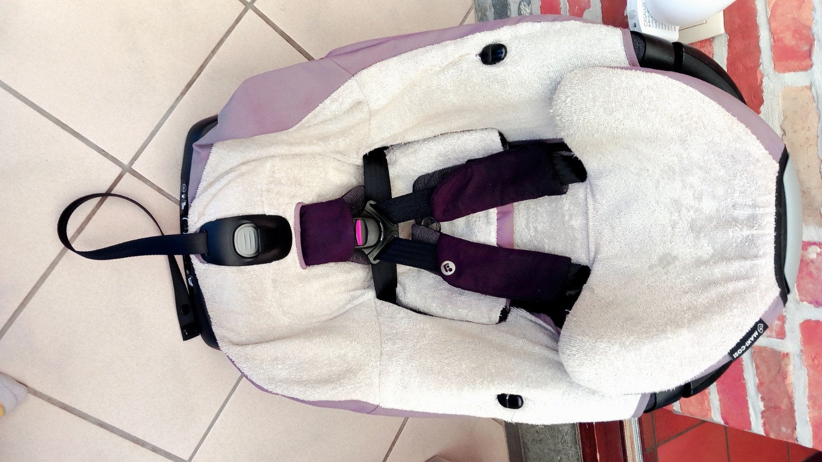 Autostoel Maxi Cosi + basis, Kinderen en Baby's, Ophalen, Zo goed als nieuw, Maxi-Cosi, Isofix