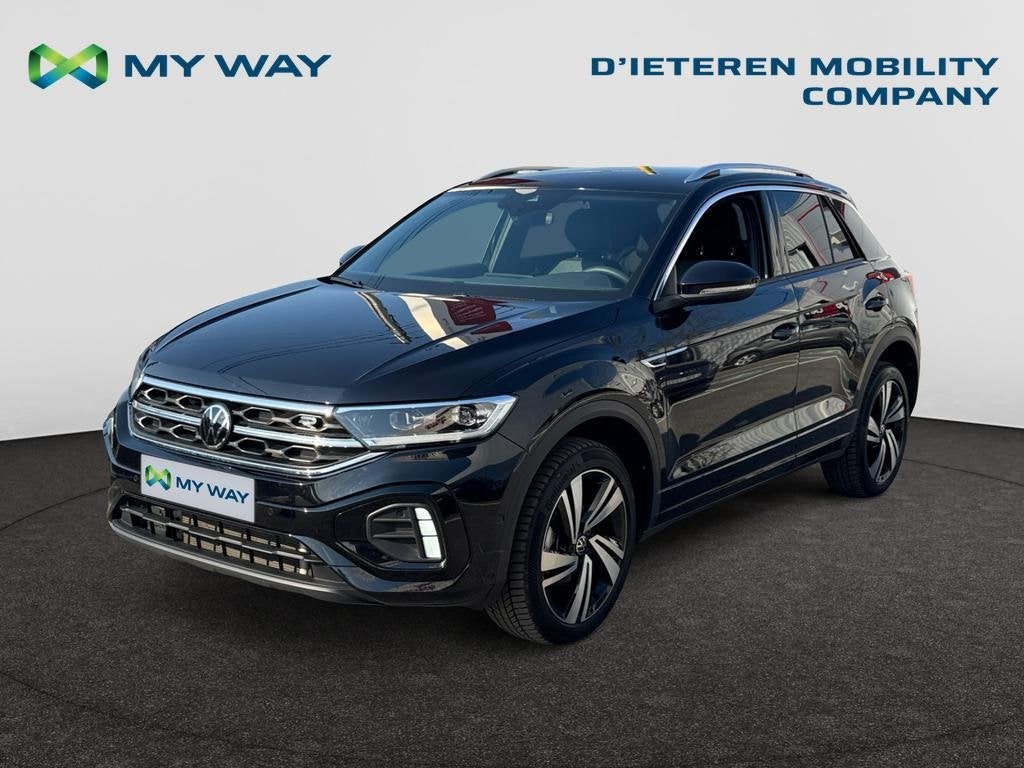Volkswagen T-Roc T-Roc 1.5 TSI R-Line DSG, Auto's, Volkswagen, Automaat, Airbags, Zwart, SUV of Terreinwagen