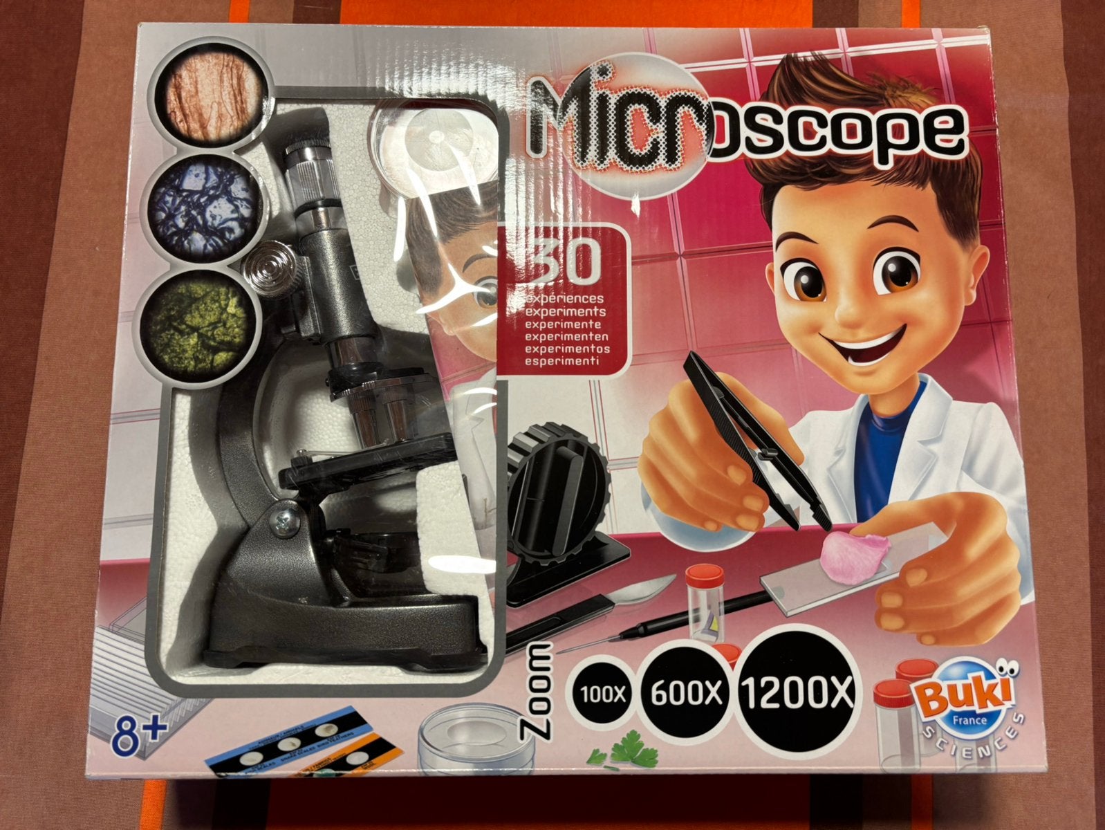 Buki Microscope 30 expériences, Kinderen en Baby's, Speelgoed | Educatief en Creatief, Zo goed als nieuw, Ophalen