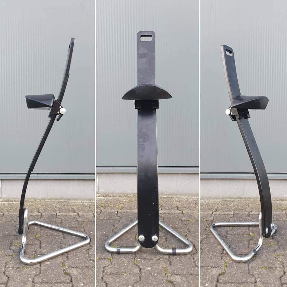 Zeldzame design werkstoel kruk stahulp model SETON - Contest, Ophalen, Ergonomisch, Zo goed als nieuw