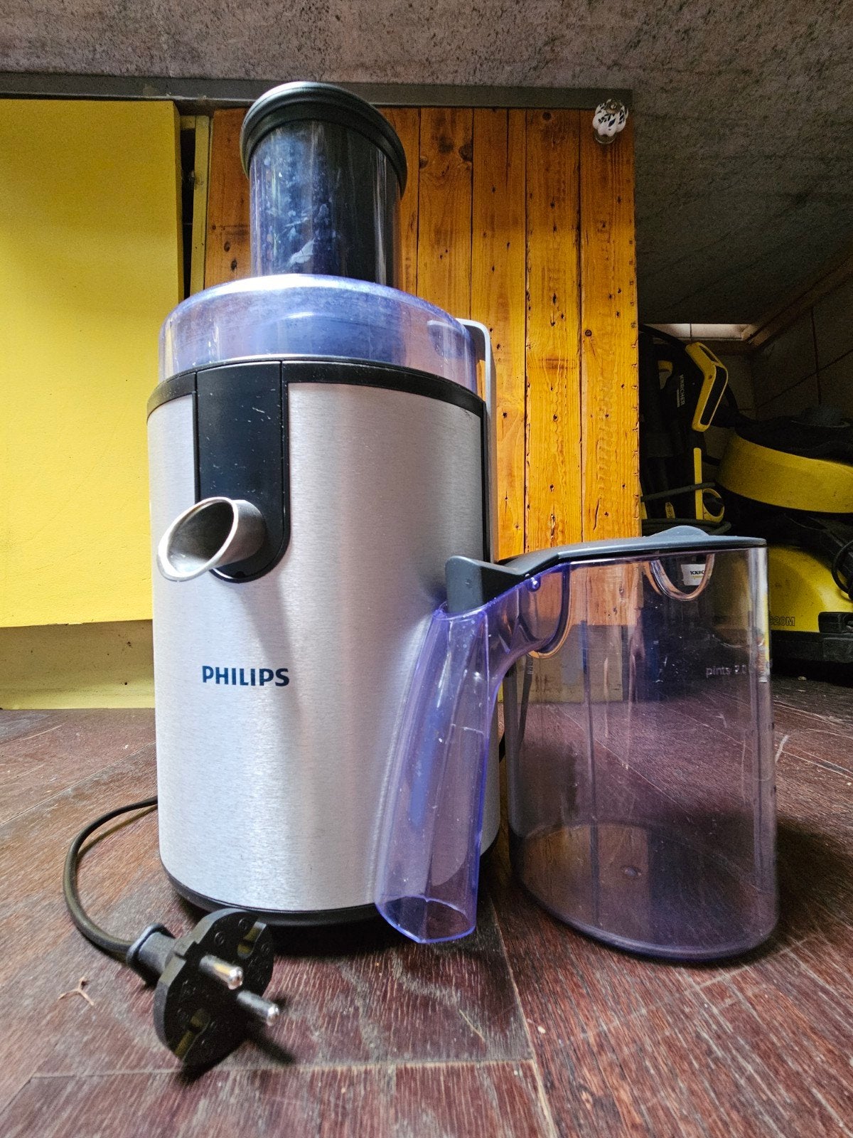 Philips sapcentrifuge, Ophalen, Sapcentrifuge
