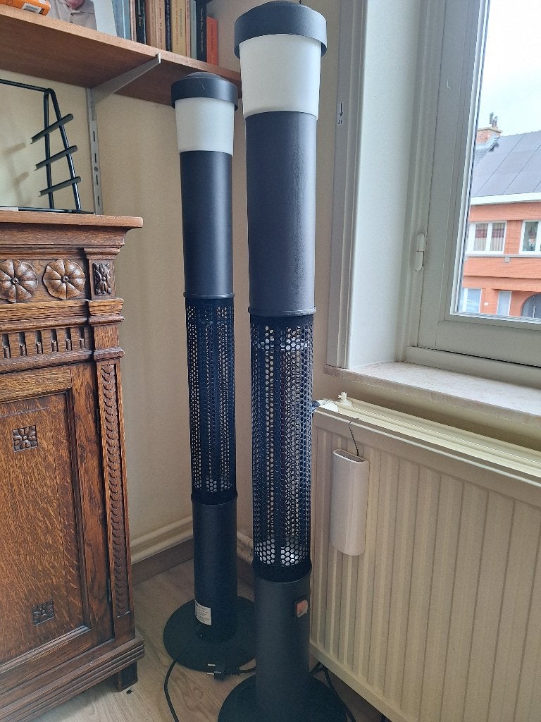 Luxueuze terrasverwamer elektrisch Molino, Tuin en Terras, Draaibaar, Vloer, Zo goed als nieuw, Ophalen