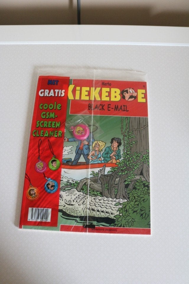 Kiekeboe Nr 90 : Black E-mail ( selaed + gsm screen cleaner), Eén stripboek, Merho, Nieuw, Ophalen of Verzenden