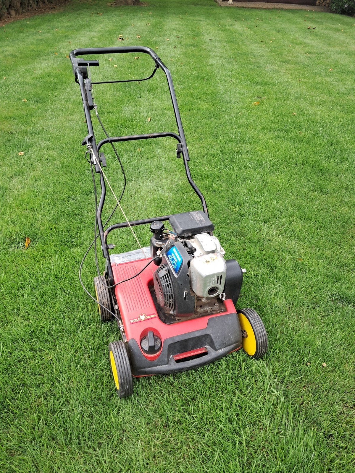 verticuteermachine  , Honda 4pk. 45cm, Tuin en Terras, Verticuteermachines, Ophalen, Zo goed als nieuw, Benzine, Wolf 🐺 garden