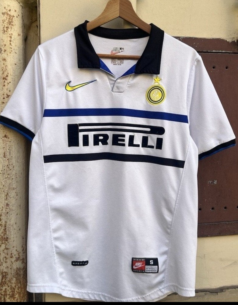 Inter Milan Roberto Baggio Voetbal Uitshirt Origineel 1998, Enlèvement ou Envoi