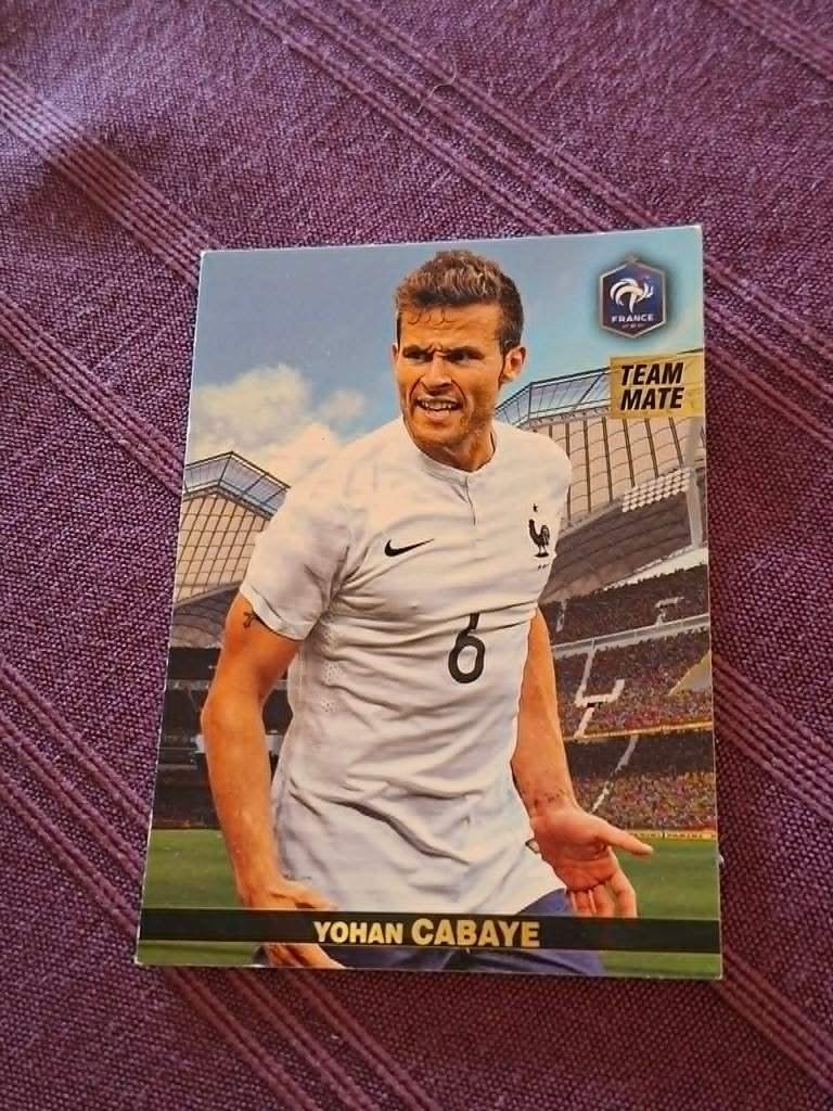 Panini / Voetbalkaart / Yohan Cabaye / Frankrijk, Enlèvement ou Envoi, Utilisé, Affiche, Image ou Autocollant