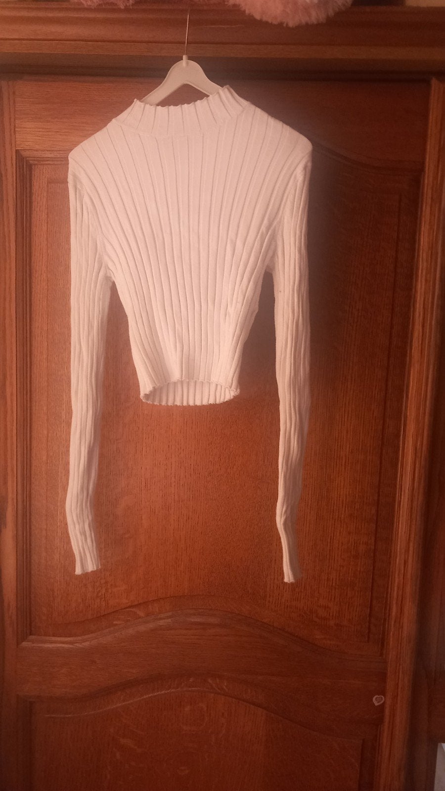 stretchy long sleeved top, wit , new yorker, maat L, Kleding | Dames, Topjes, Wit, Maat 42/44 (L), Ophalen of Verzenden, Lange mouw