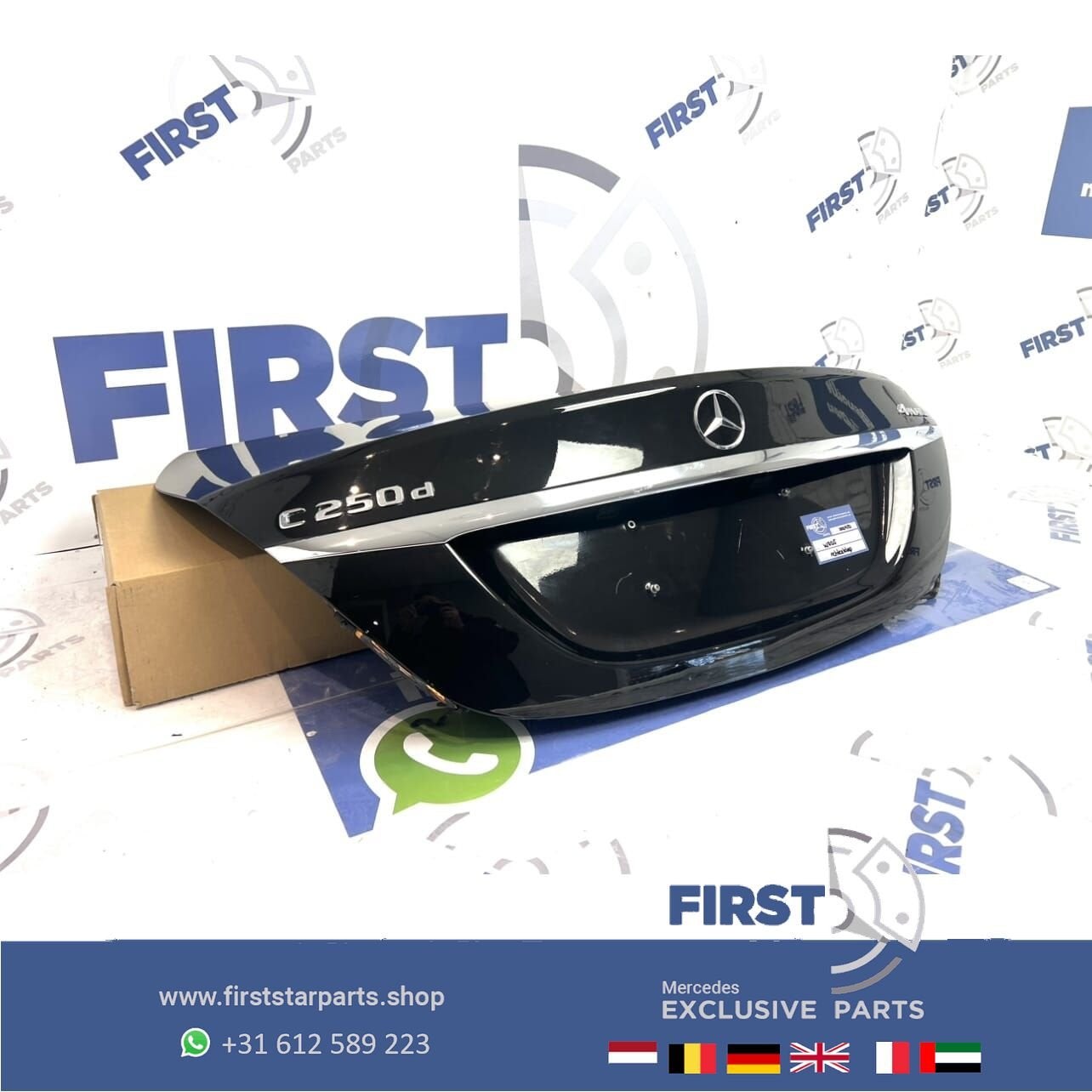 W205 C KLASSE KOFFERBAK ACHTER KLEP origineel Mercedes CKlas, Auto-onderdelen, Gebruikt, Ophalen of Verzenden, Achter, -