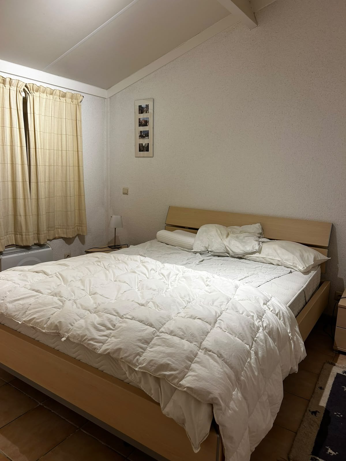Bed + matras, Huis en Inrichting, Ophalen, Gebruikt, Tweepersoons