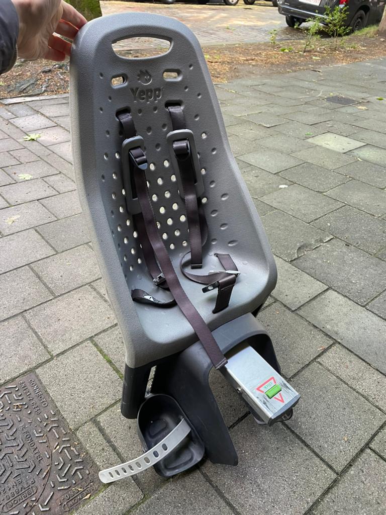 Yepp fietsstoel, Ophalen, Achterzitje, 0 t/m 18 kg, Gebruikt
