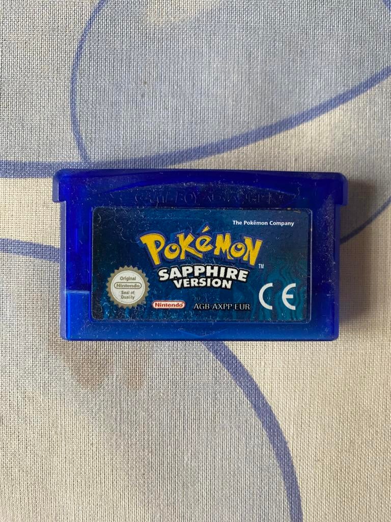 Pokemon Sapphire Goede Staat, Games en Spelcomputers, Games | Nintendo Game Boy, 1 speler, Ophalen of Verzenden, Zo goed als nieuw