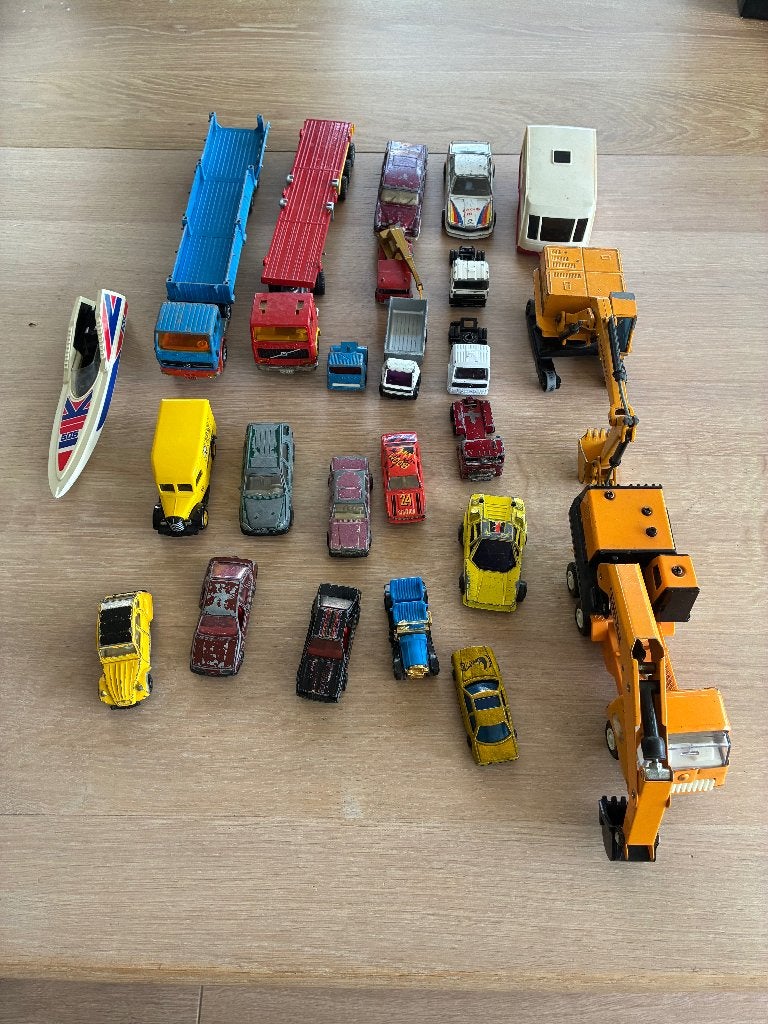 speelgoed autootjes, Ophalen