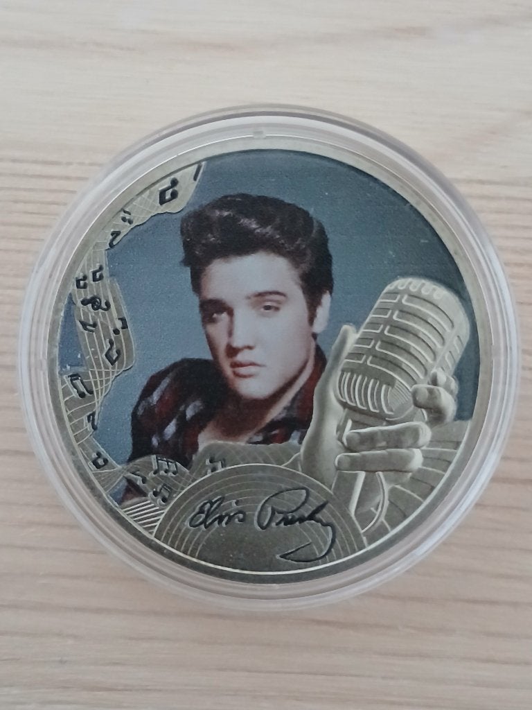 Elvis Presley munt Gibraltar 2021, Postzegels en Munten, Ophalen, Munten