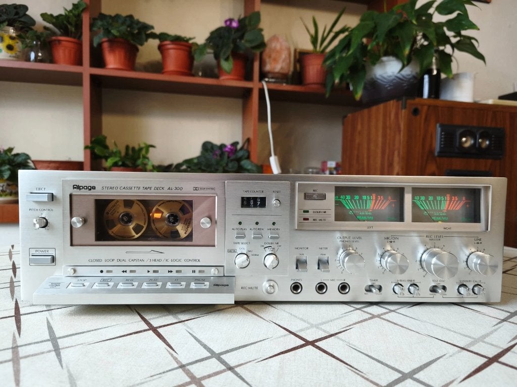 Lecteur cassette à 3 têtes Alpage Al-300, Enlèvement ou Envoi, Simple, Autres marques, Commandes tactiles