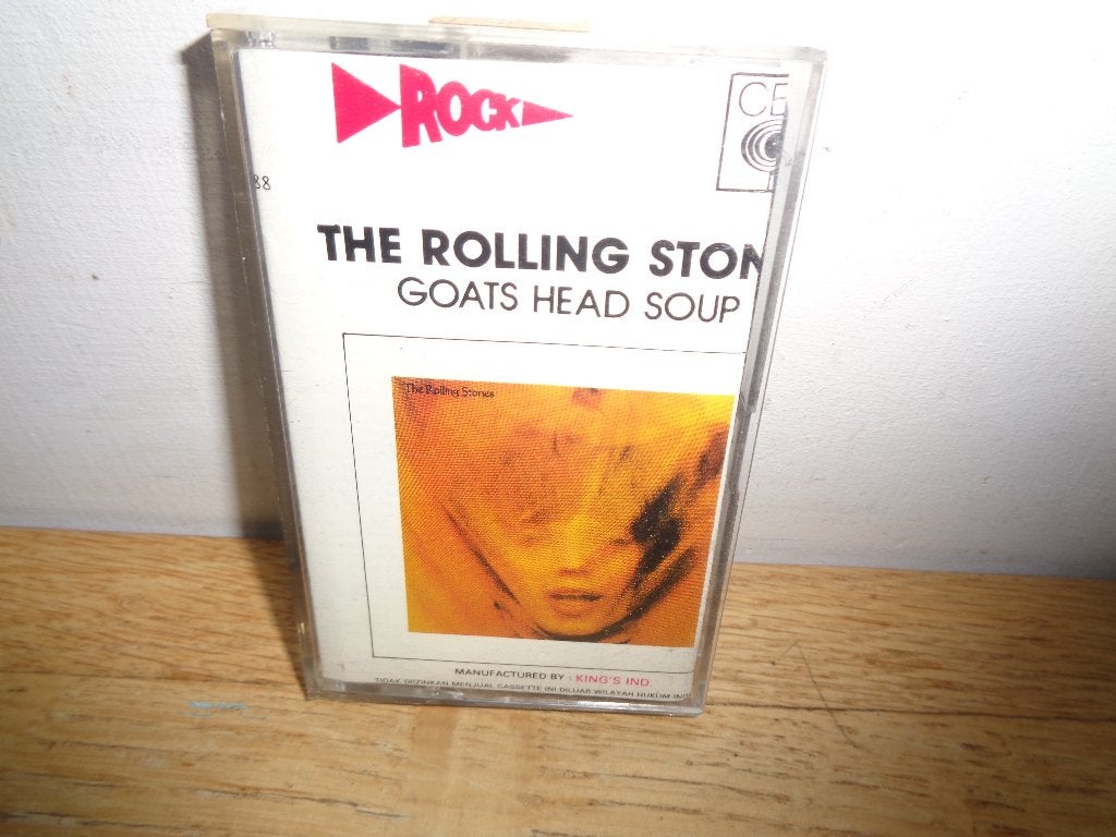Rolling Stones cassette "Goats head Soup" [Indonesia], CD & DVD, Cassettes audio, Originale, Utilisé, 1 cassette audio, Rock en Metal