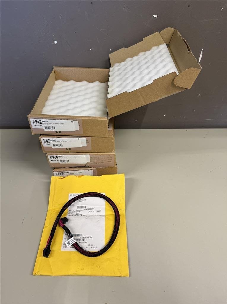 4 x dell power cable - Dell 54R6Y ASSY CBL PWR BP MB 8HD R64, Collections, Enlèvement ou Envoi, Neuf