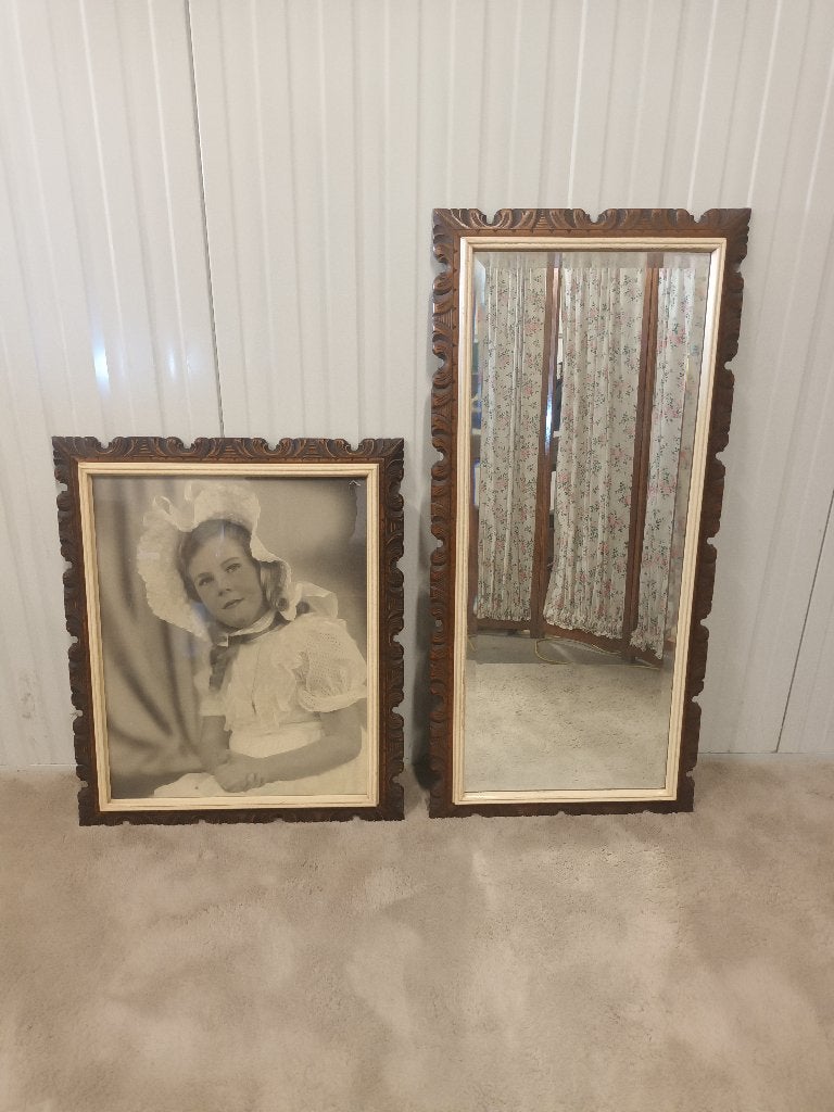 Miroir et cadre photo vintage, Enlèvement