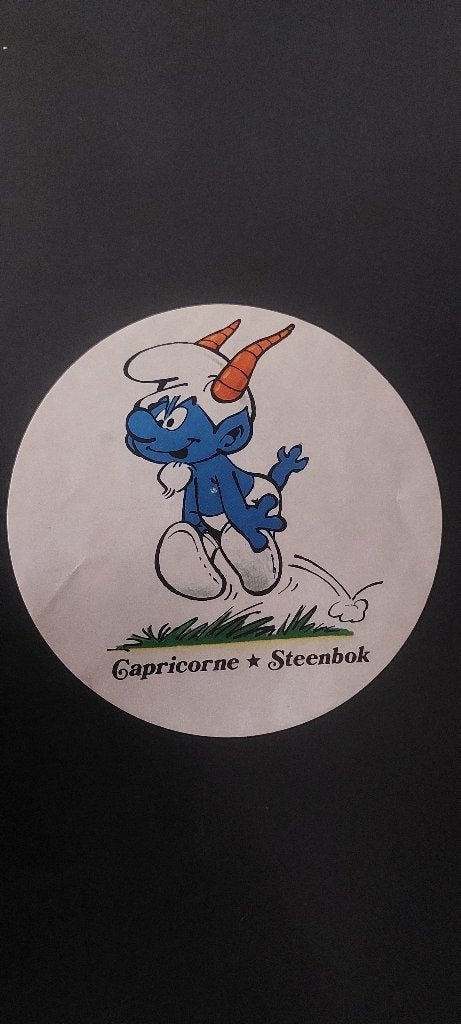 Sticker autocollant smurf schtroumpf peyo steenbok, Collections, Autocollants, Envoi, Utilisé