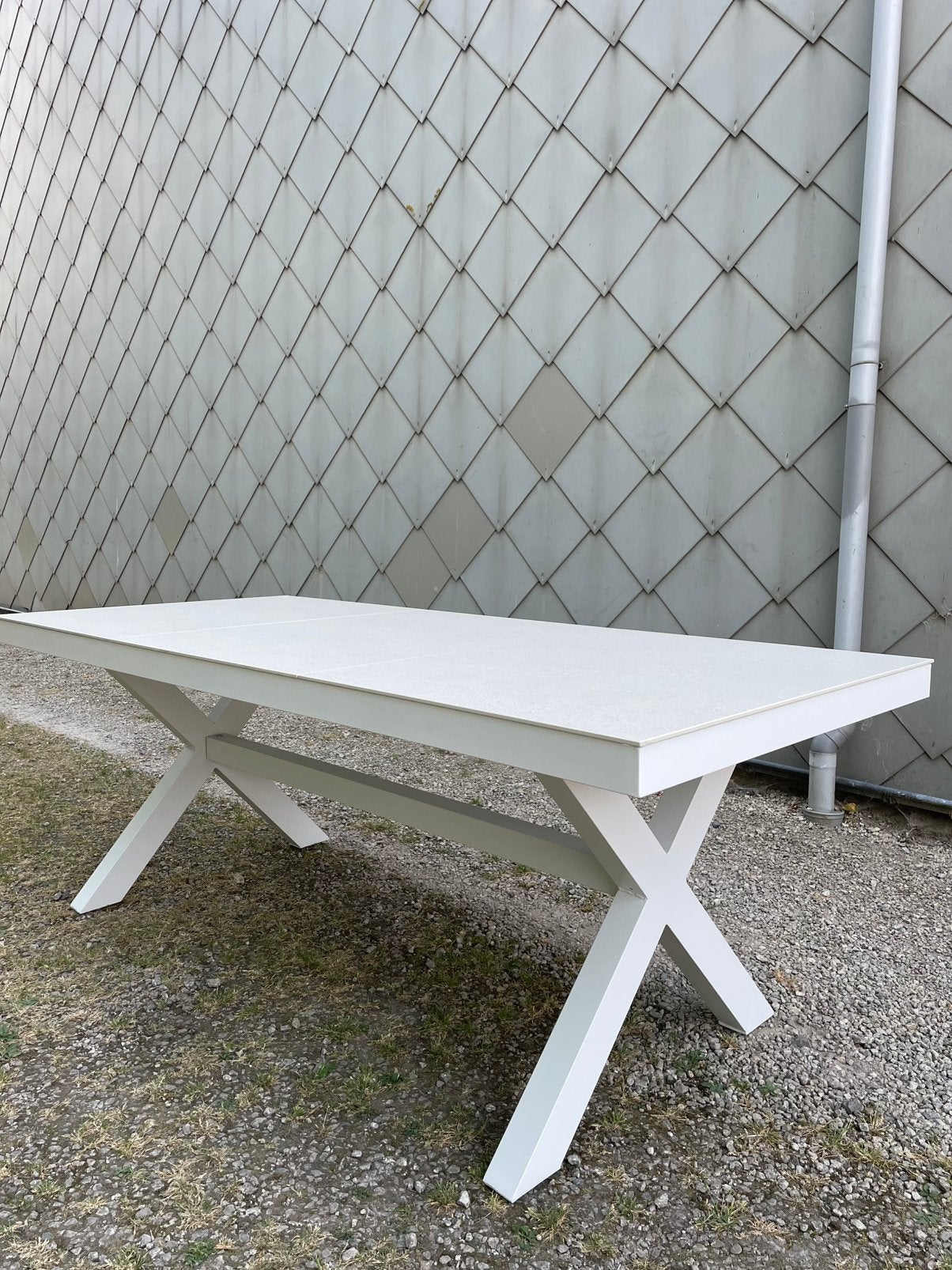Niew! Complete keramische tuintafel in uitmuntende staat!, Enlèvement, Comme neuf