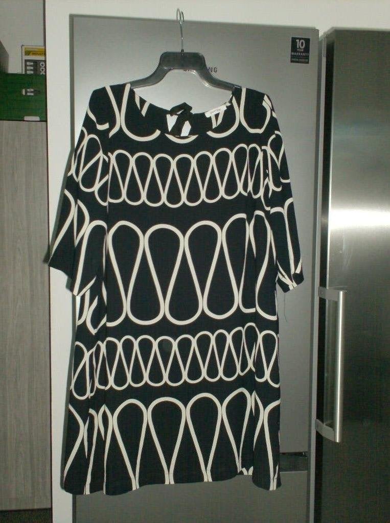 mooie jurk maat 46 paprika, Zwart, Maat 46/48 (XL) of groter, Ophalen of Verzenden, Zo goed als nieuw
