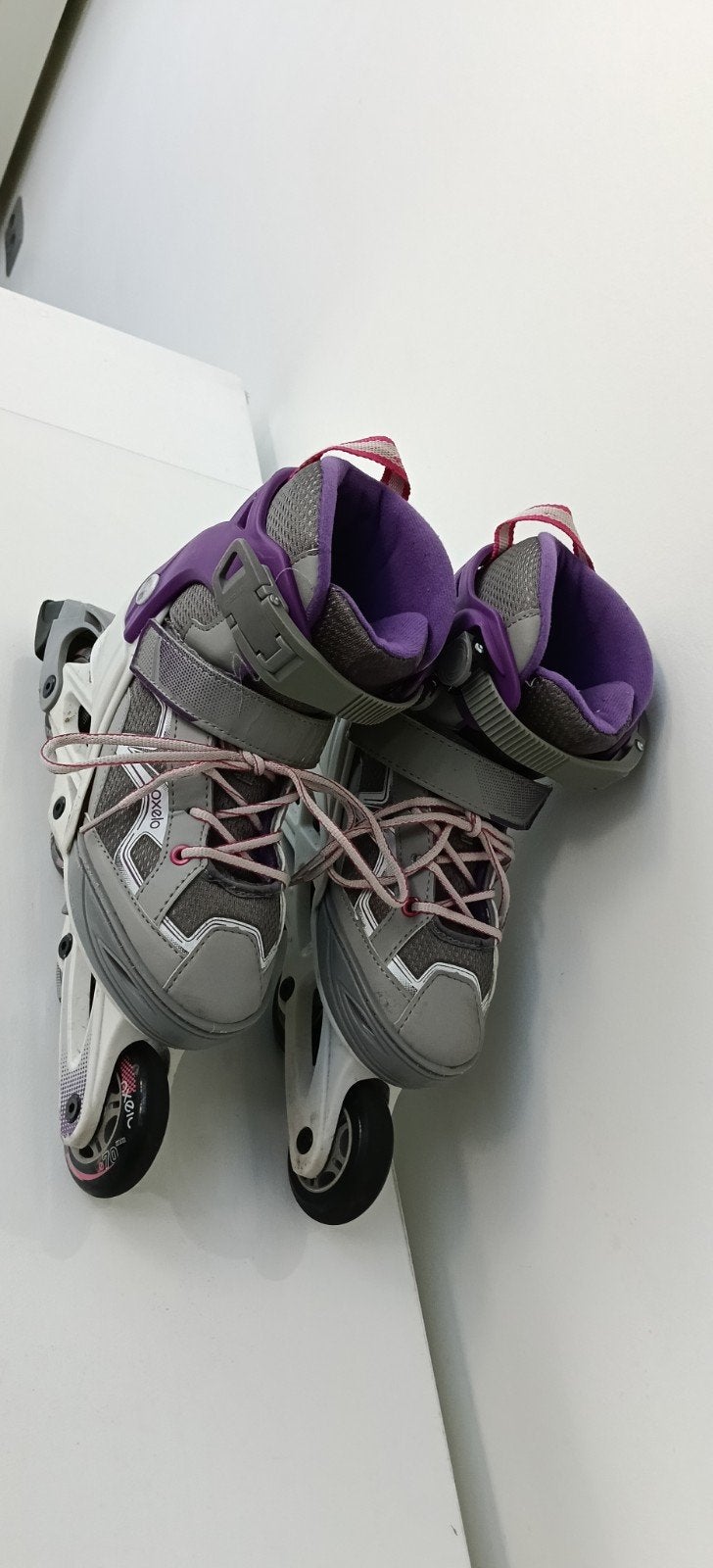 Verstelbare skeelers Oxelo maat 35-38., Sport en Fitness, Ophalen of Verzenden, Verstelbaar, Gebruikt, Inline skates 4 wielen