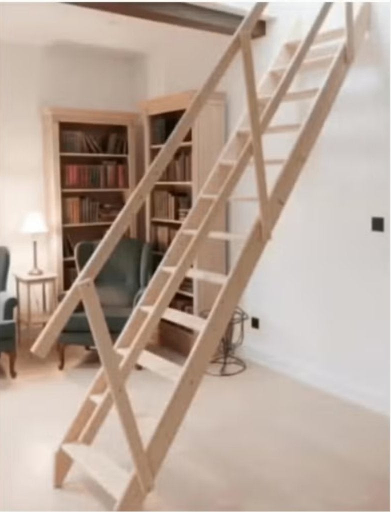 zoldertrap/werftrap, molenaarstrap, keldertrap, Enlèvement, Utilisé, Escalier
