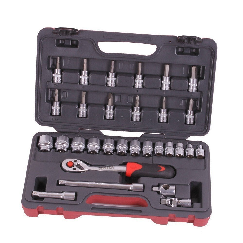 Doppendoos 3/8'' 35 delig sae professioneel, Verzenden
