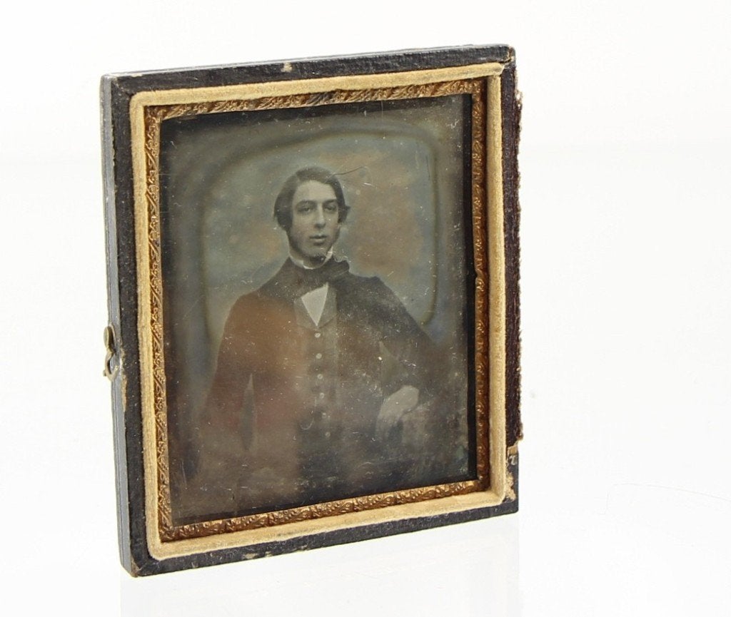 Daguerreotypie in frame ca 1850, Ophalen of Verzenden, Overige typen