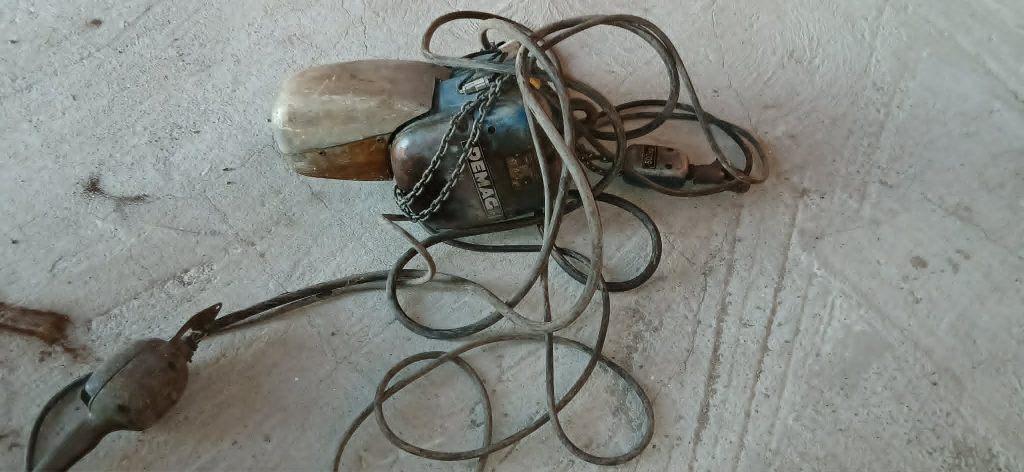 palan electrique, Enlèvement, Utilisé