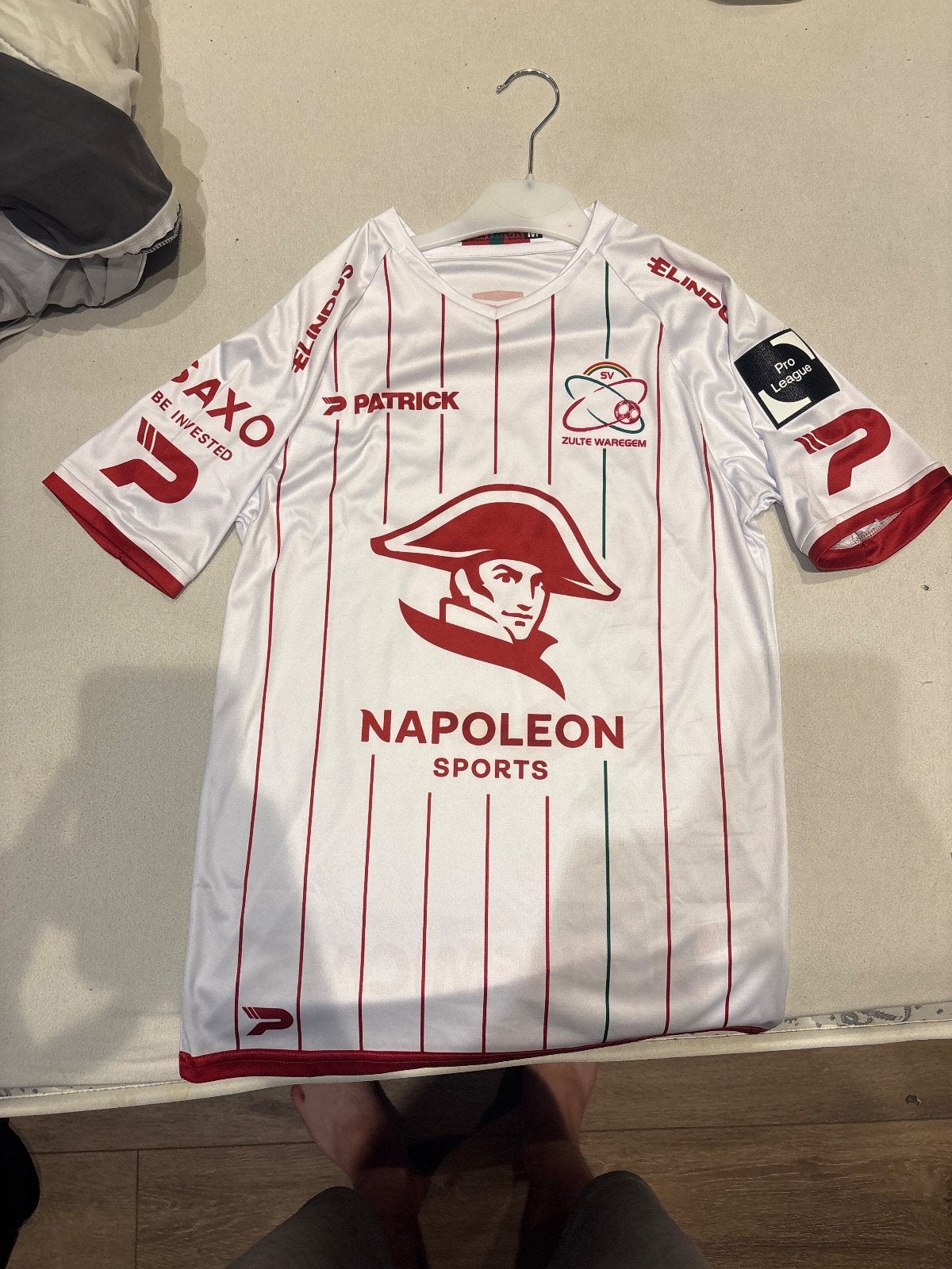 Match issued Zulte Waregem Ndour, Ophalen of Verzenden, Zo goed als nieuw, Shirt