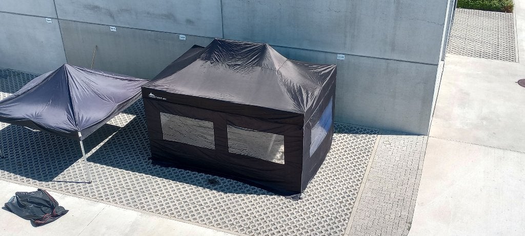 Vouwtent / Partytent - 3x4,5 - met 4 zijwanden, Ophalen, Gebruikt