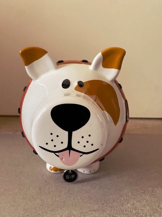 Spaarvarken Salt & Pepper thema hond nieuwstaat, Ophalen of Verzenden, Zo goed als nieuw