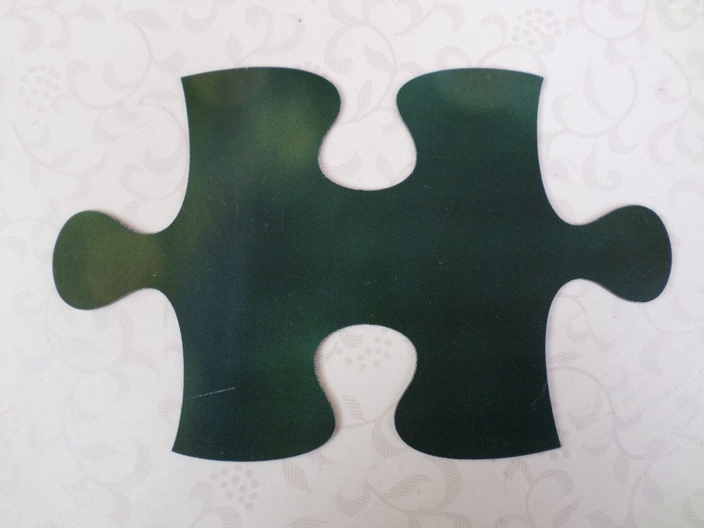 Aimant magnet géant pièce de puzzle noir vert foncé, Enlèvement ou Envoi, Neuf, Puzzle