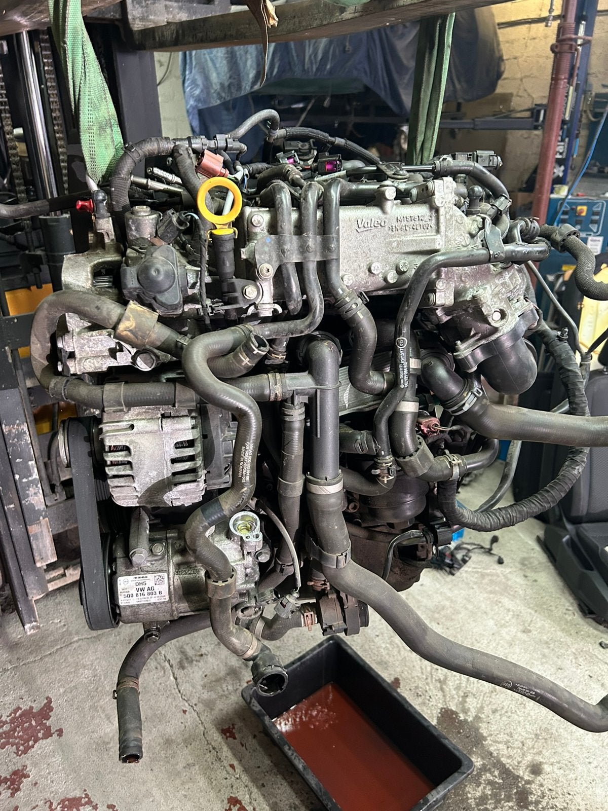 Pièces moteur vw  1.6 tdi code DDY, Enlèvement