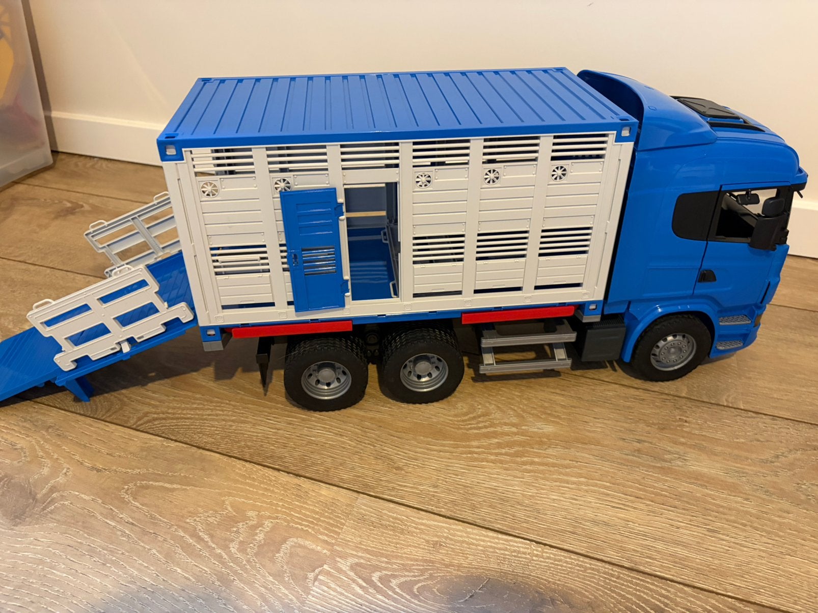 Bruder 03549 Scania R-serie Veetransportwagen, Enlèvement, Comme neuf