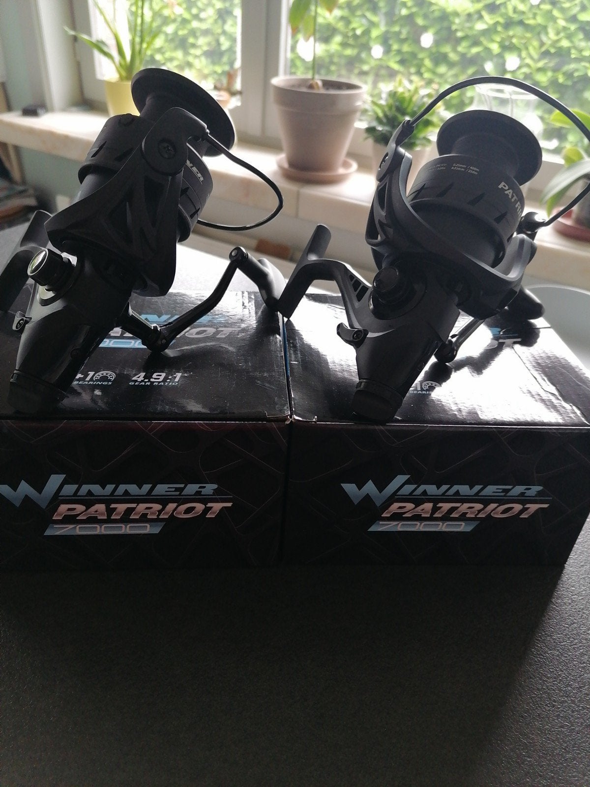2 WINNER PATRIOT 7000. NIEUW, Watersport en Boten, Hengelsport | Karpervissen, Ophalen of Verzenden, Nieuw, Molen