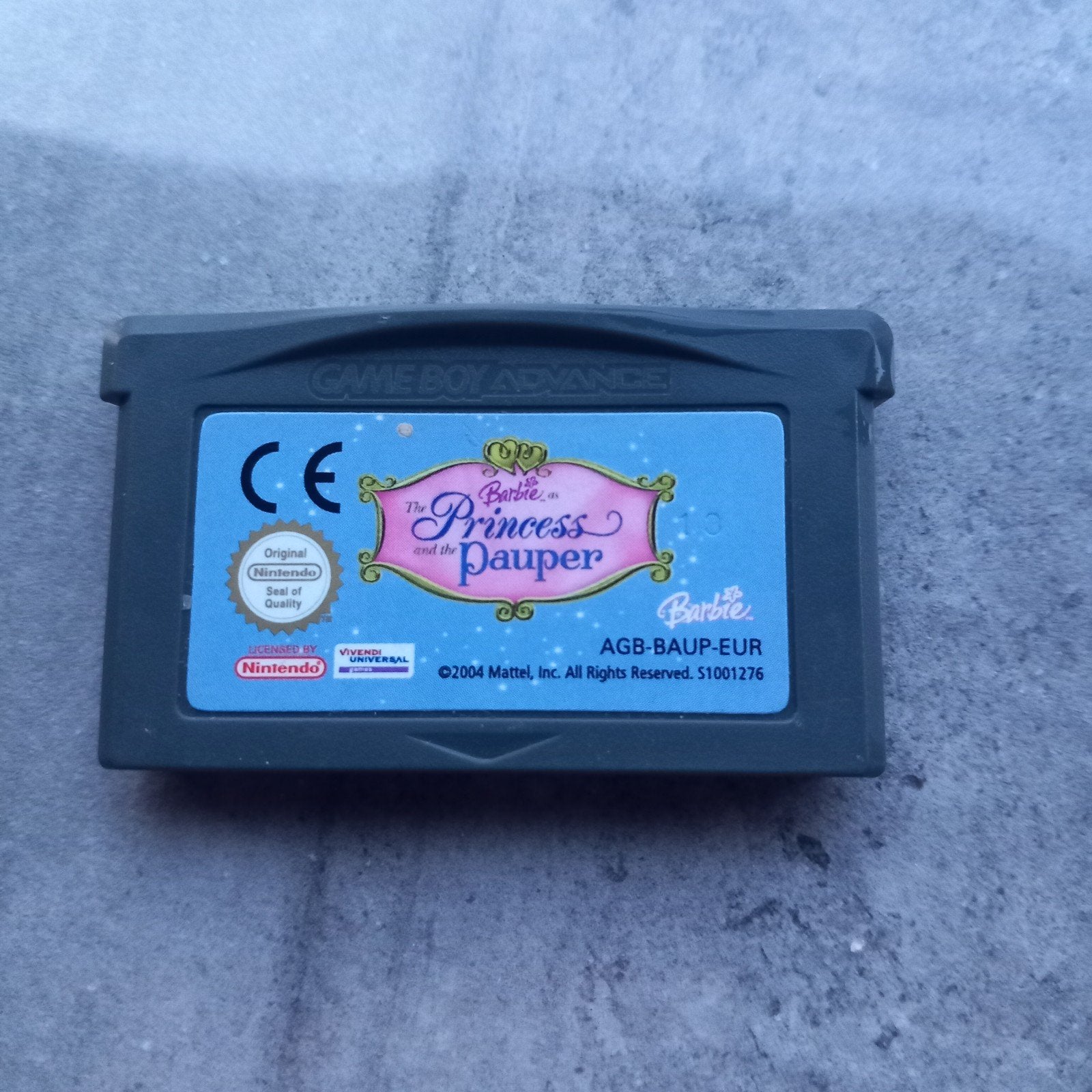 Barbie 'Princess Pauper' Nintendo gameboy adv, Ophalen of Verzenden