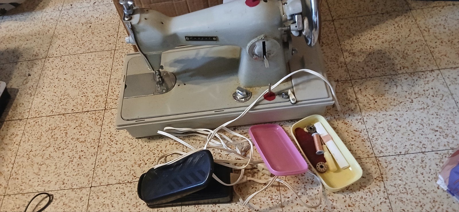 machine à coudre, Ophalen, Naaimachine