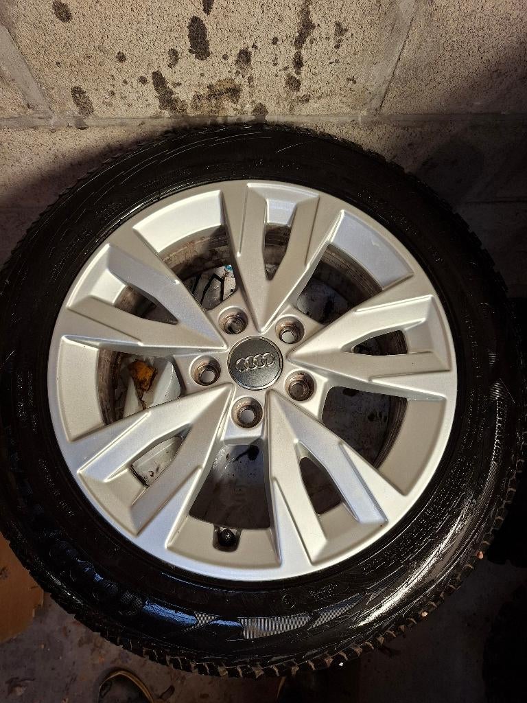 Velgenset Audi A1, Auto-onderdelen, Banden en Velgen, Ophalen, Gebruikt, 16 inch, Banden en Velgen