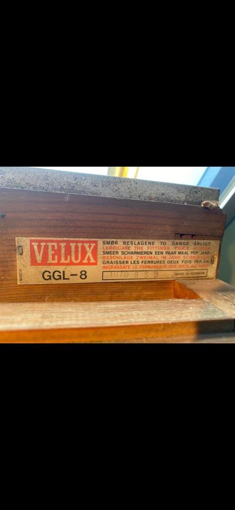 Velux dakraam GGL8, Doe-het-zelf en Bouw, Ophalen, Gebruikt, 120 tot 160 cm, Dubbelglas