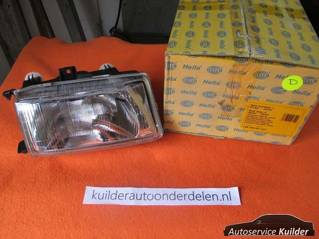 Koplamp Rechts Hella Seat ibiza2 cordoba manueel  Nieuw, Neuf, -, -, Seat