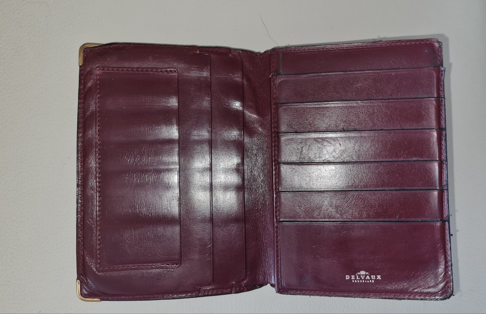 Portefeuille vintage Delvaux, Bijoux, Sacs & Beauté, Enlèvement ou Envoi