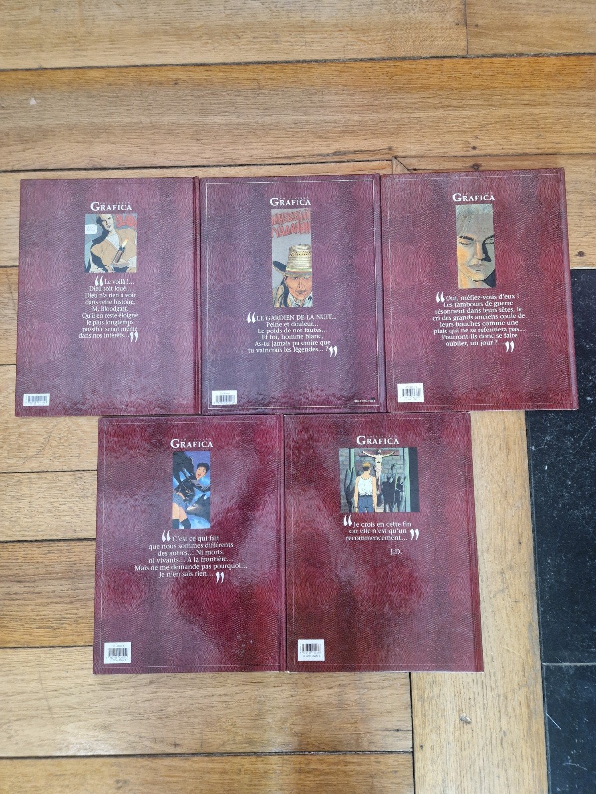 Lot de 5 bd santiag 1 à 5(série complète), Enlèvement ou Envoi