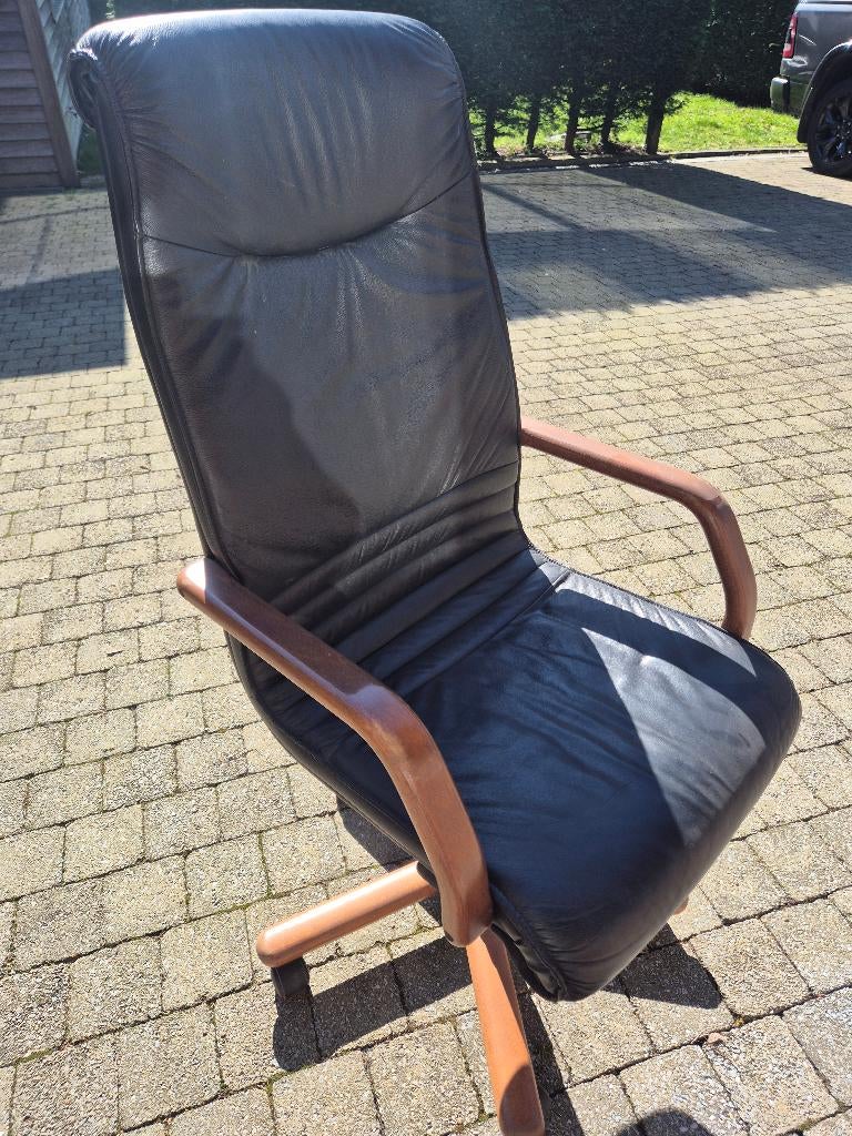 chaise de bureau, Enlèvement, Utilisé, Noir, Chaise de bureau