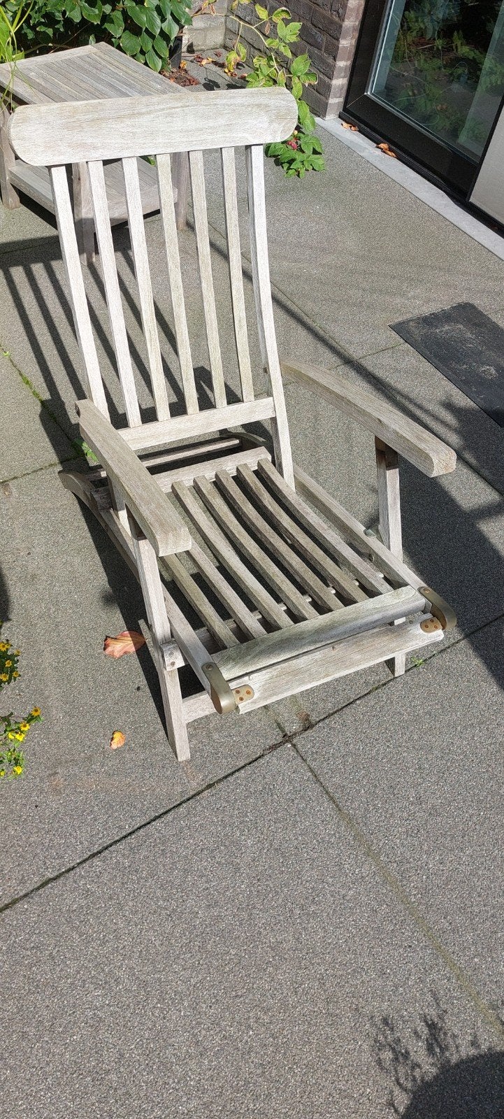 teak stoel, Jardin & Terrasse, Enlèvement, Utilisé, Bois, Pliant