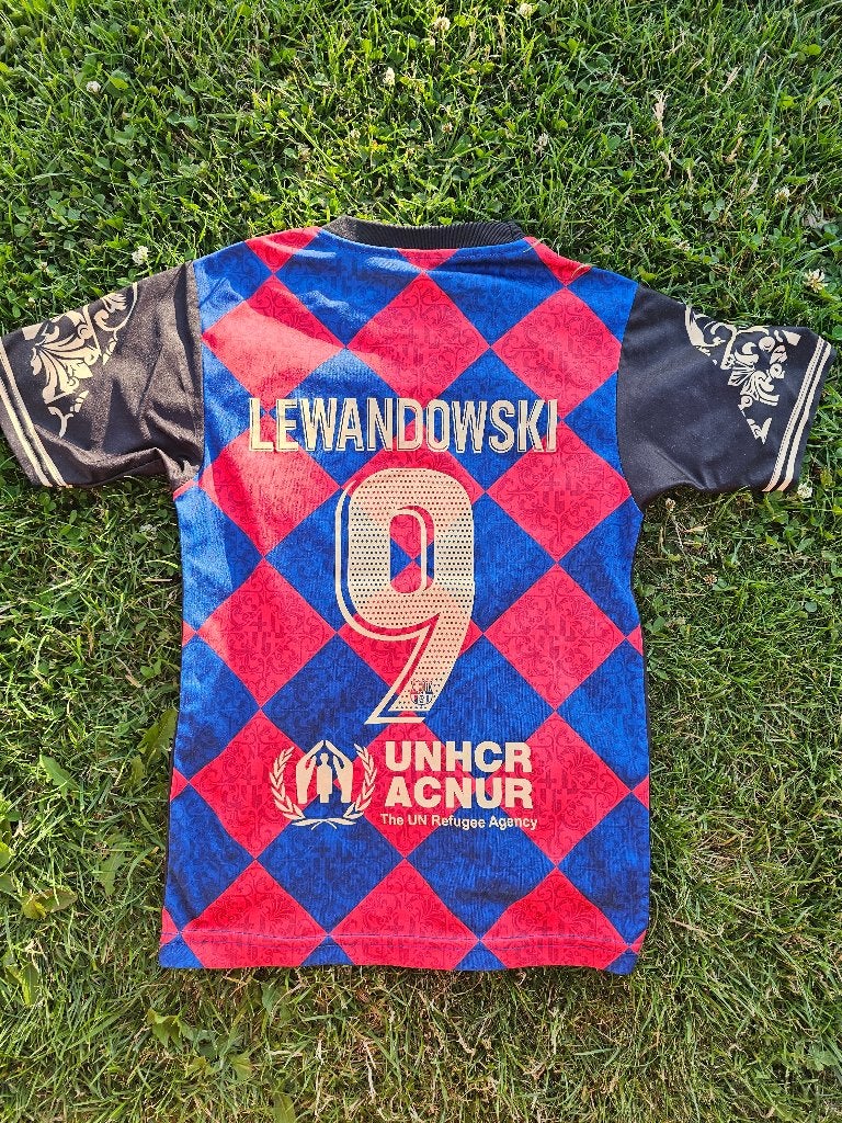 Truitje Barcelona Lewandowski t-shirt, Sports & Fitness, Football, Enlèvement, Utilisé, Maillot
