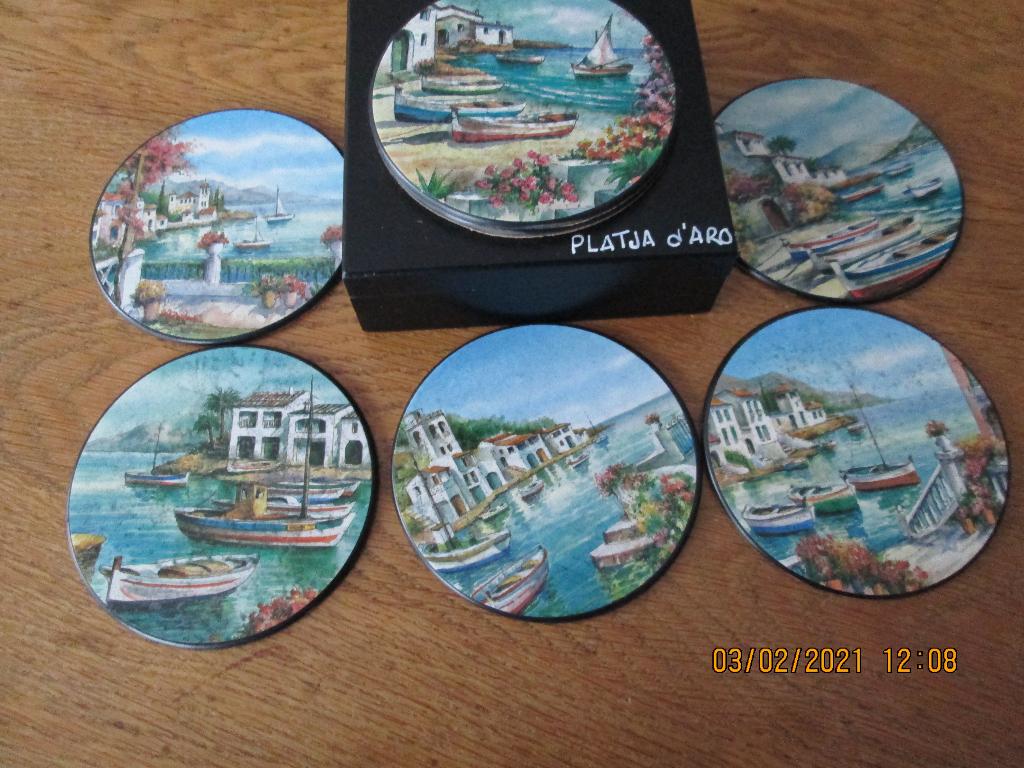Chauffe plat et sous verres., Ophalen, Nieuw