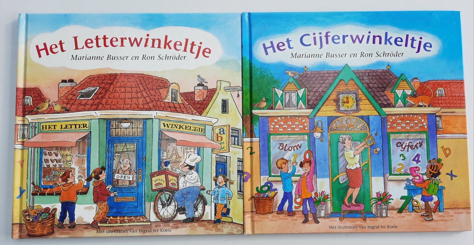 boeken het letterwinkeltje, het cijferwinkeltje, Boeken, Ophalen of Verzenden