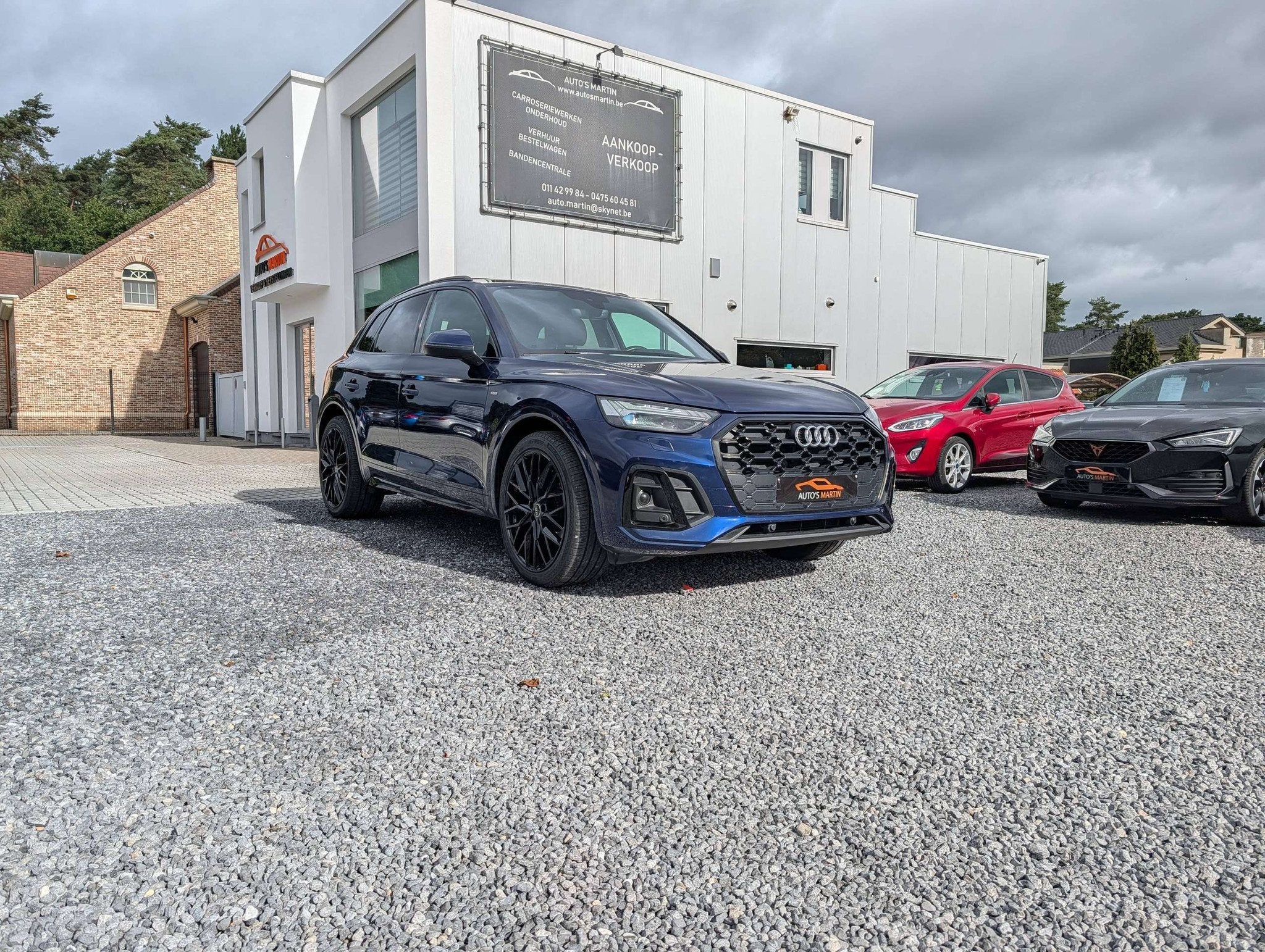 Audi Q5 30 TDi S LINE | BLACK PACK | PANO | NAVI/CARPLAY | C, Auto's, Audi, Gebruikt, 4 cilinders, Q5, Leder